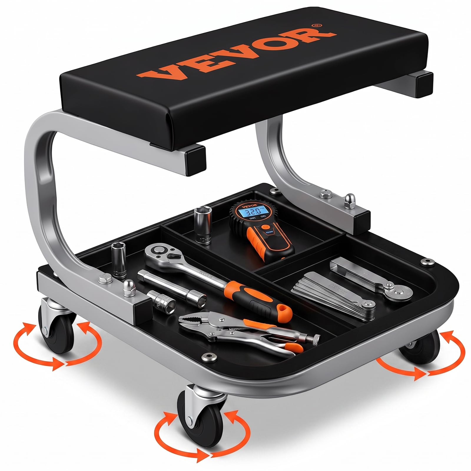 Amazon.com: VEVOR Rolling Creeper Garage/Shop Seat, 250 LBS